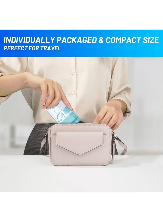 Mckanti 50 Pack Toilet Seat Covers Disposable - Waterproof 16x24 Inch Extra Large Individually Wrapped Toilet Seat Shields Travel Accessories for Adults Kids - Image 4